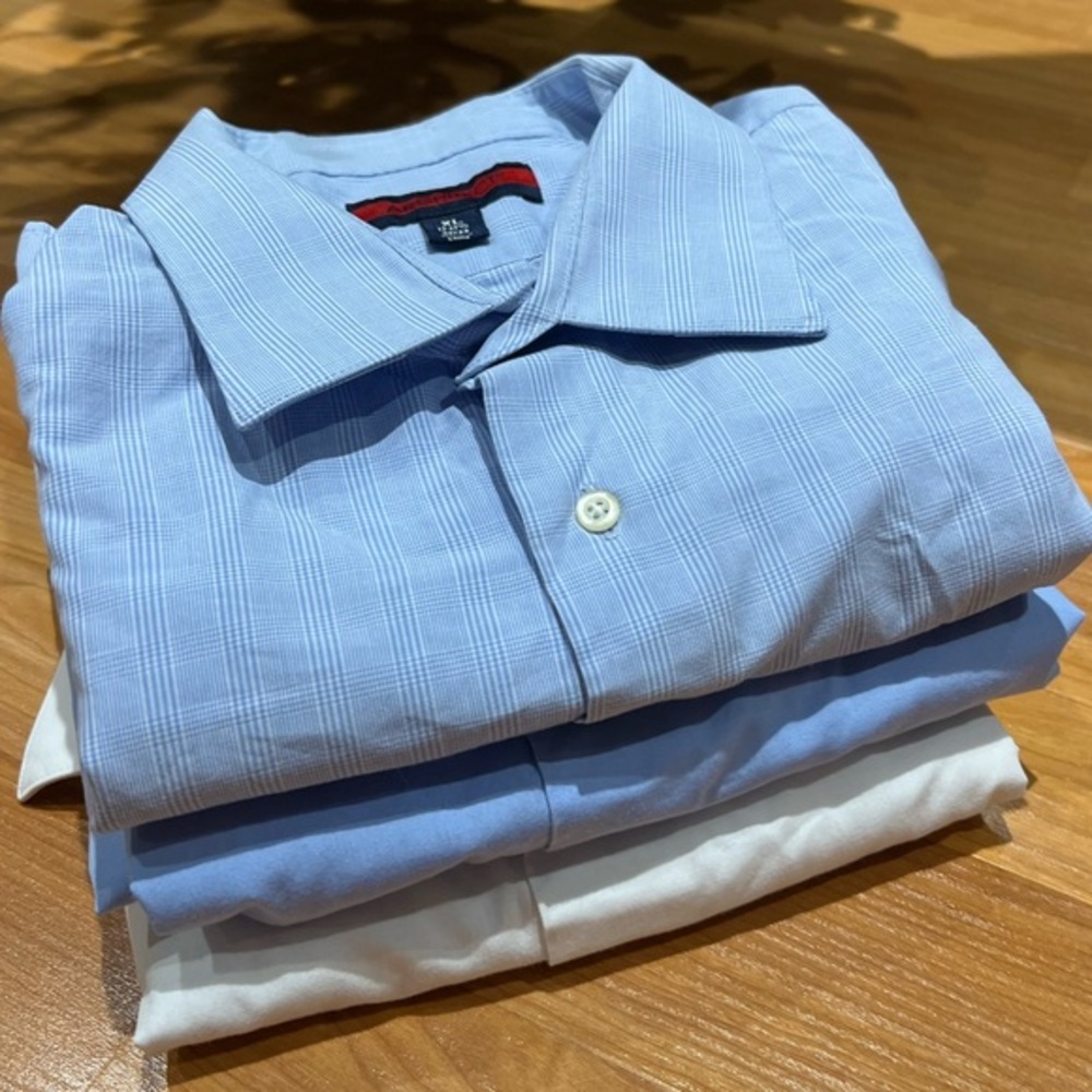 Set of 3 Architect Mens Button Down Shirts XL /  17-17.5 32/33